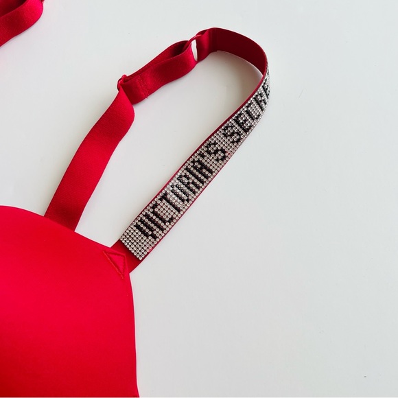 34D MEDIUM Victoria’s Secret red bra set - Picture 4 of 6